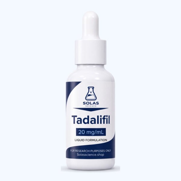 Tadalafil Solution 30mL research vial, Solas Science