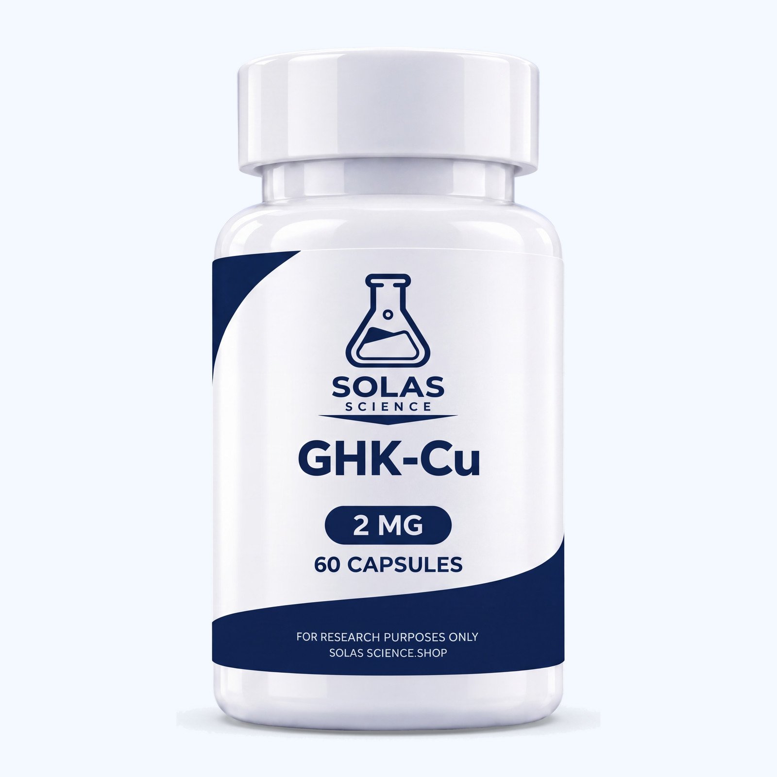 GHK-Cu capsules bottle
