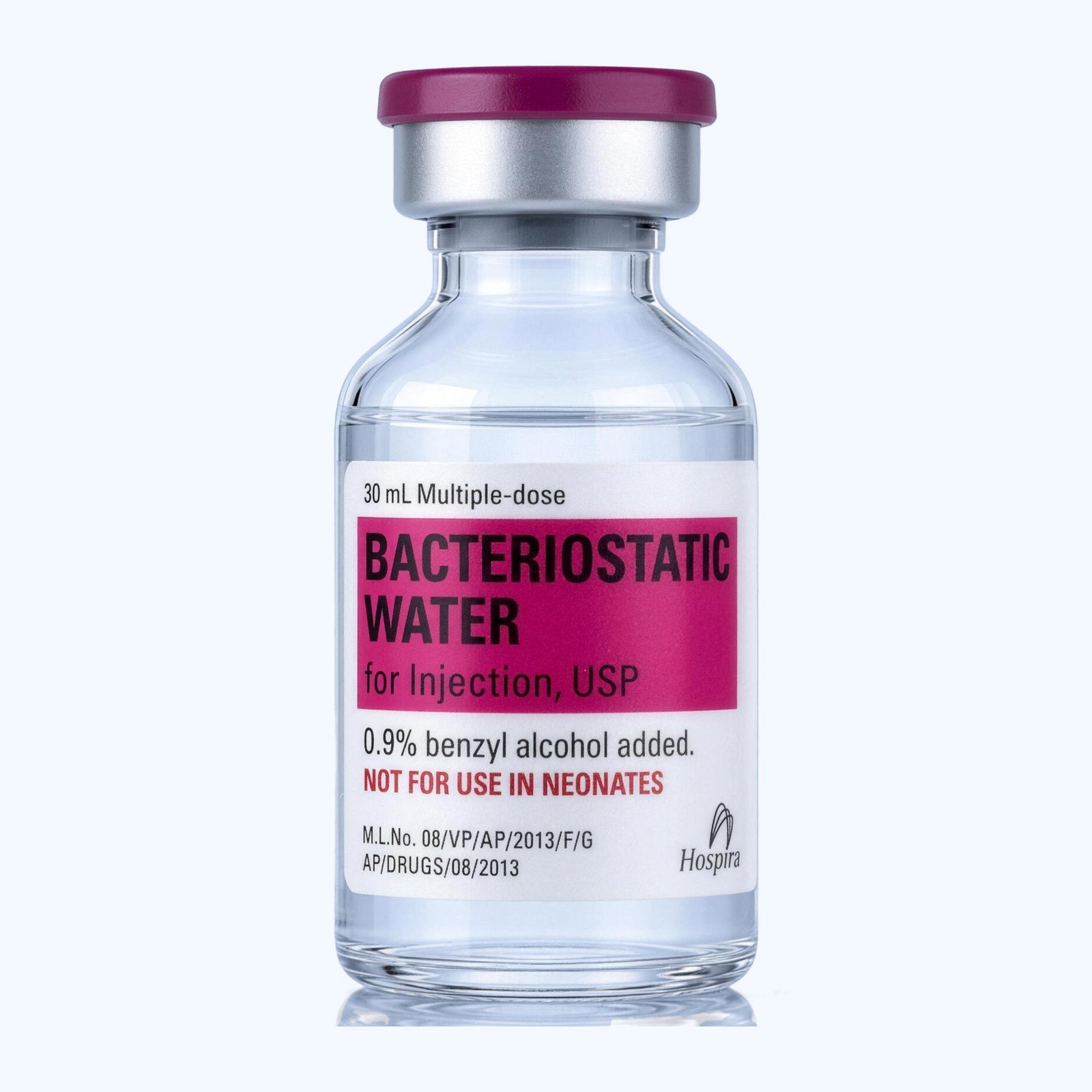 Hospira Bac Water 30 mL research vial