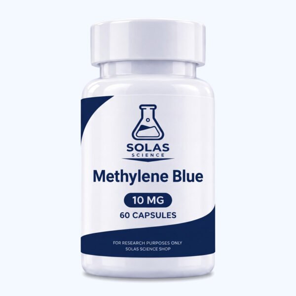 Methylene Blue capsules bottle