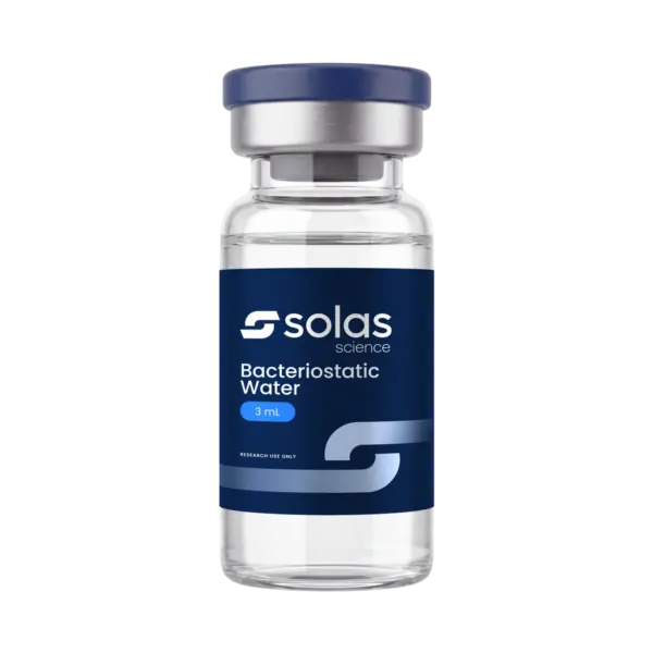 Solas Science Bacteriostatic Water 3 mL vial
