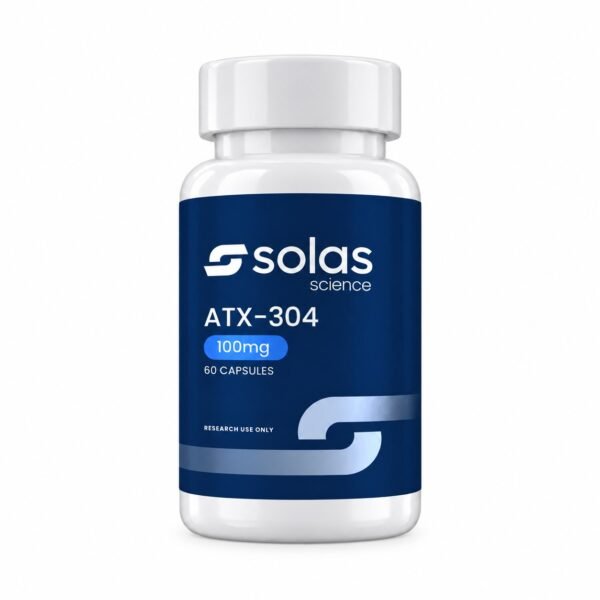 Solas Science ATX-304 100 mg capsule bottle, 60 capsules
