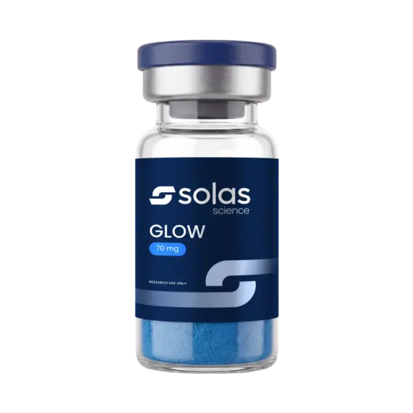 Solas Science GLOW 70 mg vial